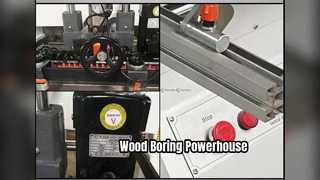 Double Line Wood Boring Machine for Manufacturing